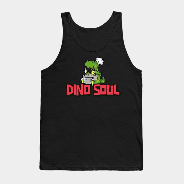 Dino Soul Cute Dino Tank Top by TV Dinners